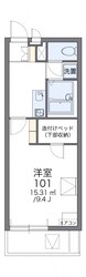 レオパレスヨネザワ３８２０６の物件間取画像